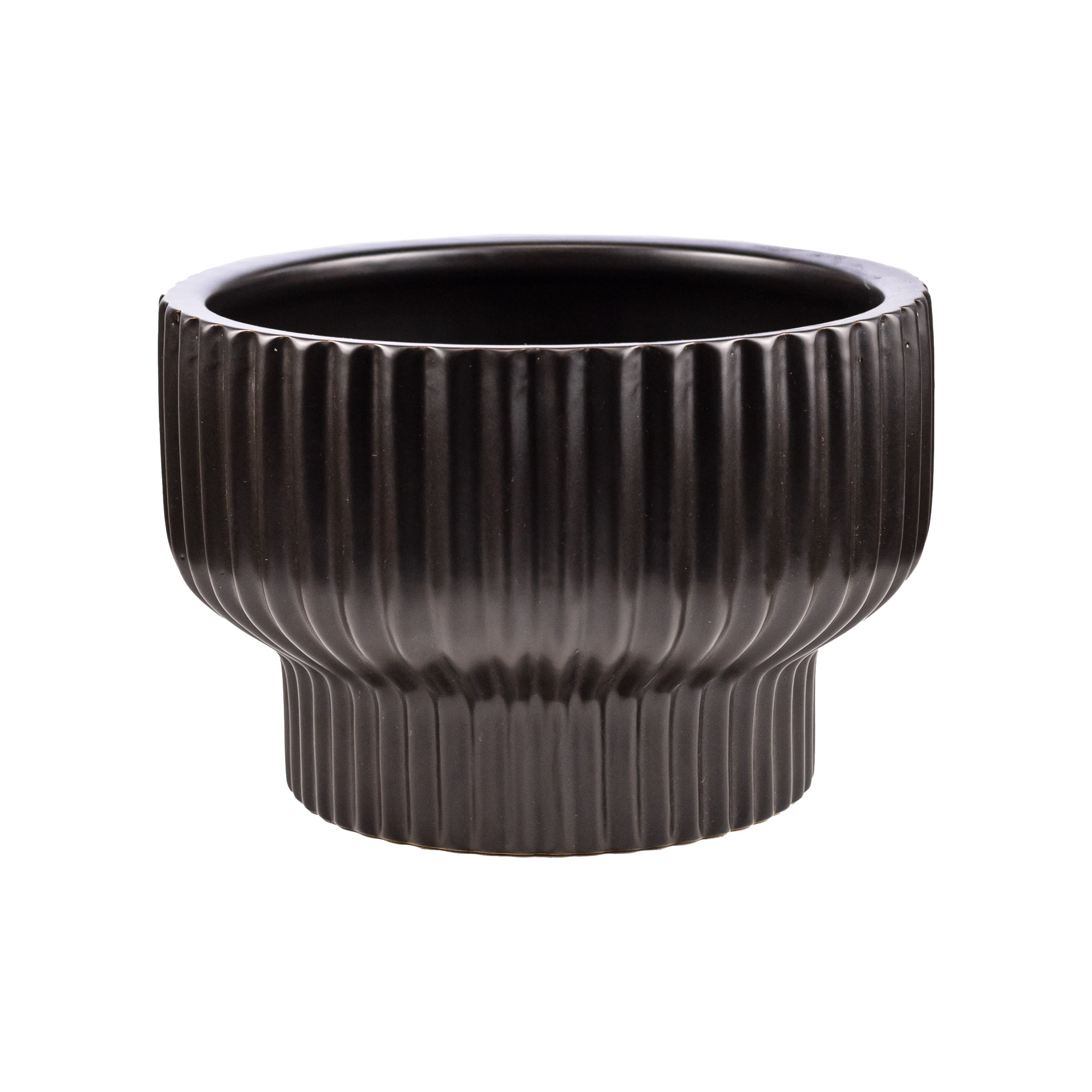 Ceramic vase Plate on stem
